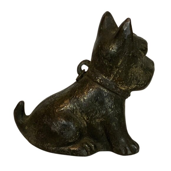 Miniature Cast Iron Scottish Terrier Scottie Dog Figurine Collectible Decor - Picture 4 of 7